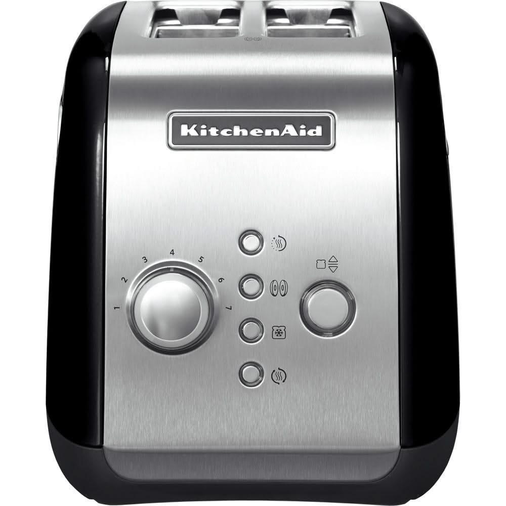 Grille-pain KitchenAid - 2 fentes - noir onyx - 5KMT221EOB