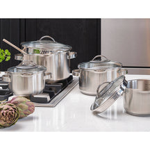 Casserole Sola - Induction - Pearl - ø 24 cm - en acier inoxydable