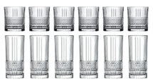 Ensemble de verres Jay Hill (verres à cocktail et verres long drink) Monea - 12 pièces