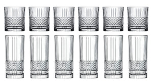 Ensemble de verres Cookinglife (verres à cocktail et verres long drink) Monea - 12 pièces