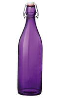 Bouteille Swing Sareva / Bouteille Weck - Violet - 1 litre