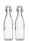 Cookinglife Bouteilles à Bouchon Basculant Rondes - 500 ml - 2 Pièces