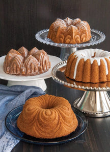 Moule à Bundt Quartet Nordic Ware Tulband en Or - 4 pièces