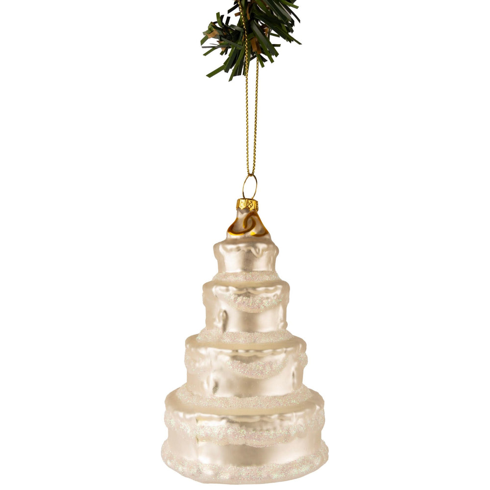 Boule de Noël Nordic Light Gâteau de mariage 12 cm