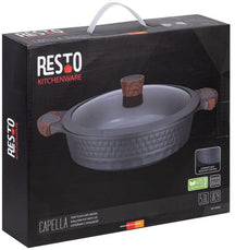 Poêle à frire Resto Kitchenware Capella - ø 28 cm / 4,4 litres - Revêtement antiadhésif standard