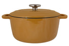 Cosy & Trendy Fontestic Cocotte en Fonte Ambre Or Ø 28 cm / 8 Litres - Émaillée