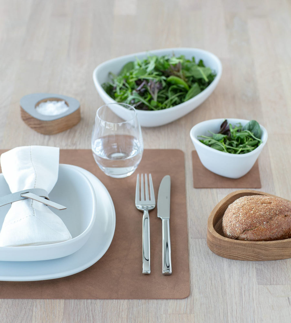 Set de table LIND DNA Nupo - Cuir - Naturel - 45 x 35 cm