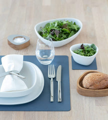 Set de table LIND DNA Nupo - Cuir - Bleu foncé - 45 x 35 cm