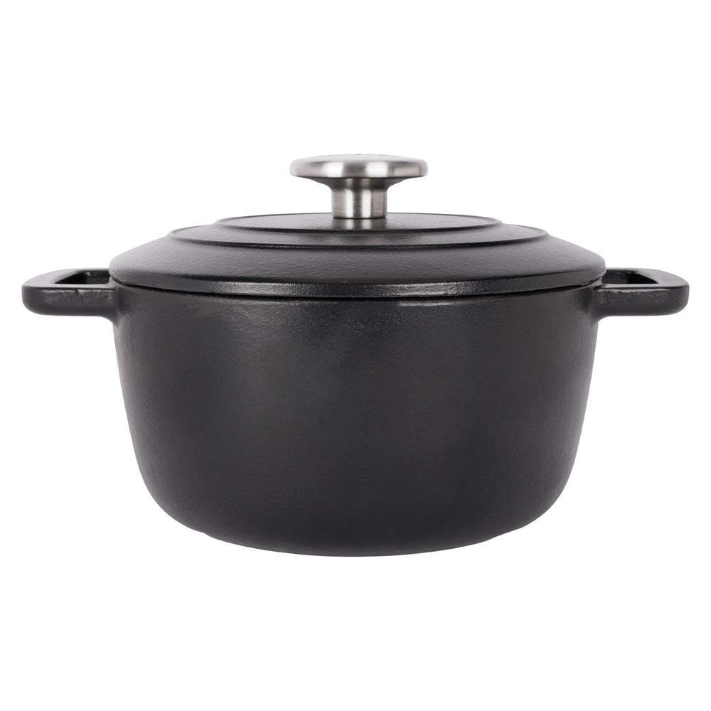 Cosy & Trendy Cocotte avec couvercle Fontestic en Fonte Black ø 20 cm / 2.7 Litres
