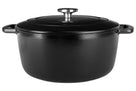 Cosy & Trendy Fontestic Cocotte en Fonte Noir Ø 24 cm / 4,6 Litres - Émaillée