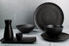 Fine2Dine Assiette Plate Dusk Noir 26 x 26 cm - 2 pièces