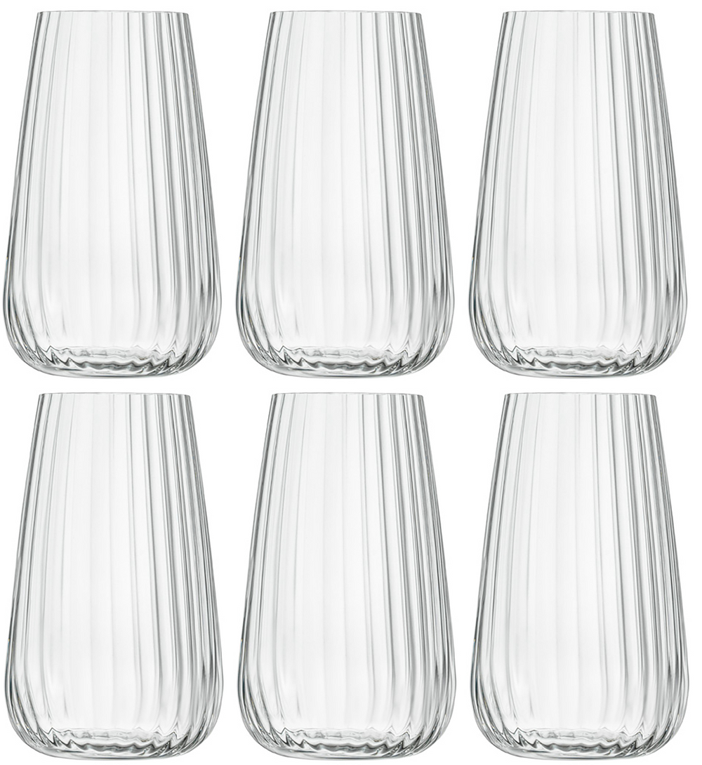 Luigi Bormioli Verres à Long Drink - Verres à Eau - Verres à Cocktail - Speakeasies - 57 cl - 6 Pièces