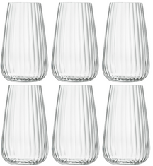 Luigi Bormioli Verres à Long Drink - Verres à Eau - Verres à Cocktail - Speakeasies - 57 cl - 6 Pièces