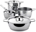 Ensemble de casseroles Alessi Pots&Pans - AJM100S7 - 4 pièces - par Jasper Morrison