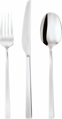 Batterie de Cuisine Sambonet avec Cassette à Couverts + Couvercles - Argent - 7 pièces