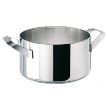 Batterie de Cuisine Sambonet avec Cassette à Couverts + Couvercles - Argent - 7 pièces