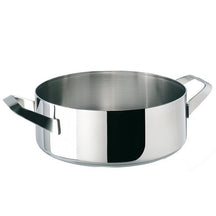 Batterie de Cuisine Sambonet avec Cassette à Couverts + Couvercles - Argent - 7 pièces