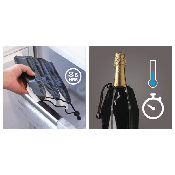 Refroidisseur de champagne Vacu Vin Active Cooler - Manchon - Platinum