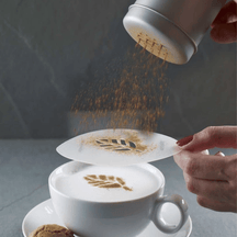 Saupoudreuse a cacao Aerolatte - Accessoire café - en aluminium - 10 cm