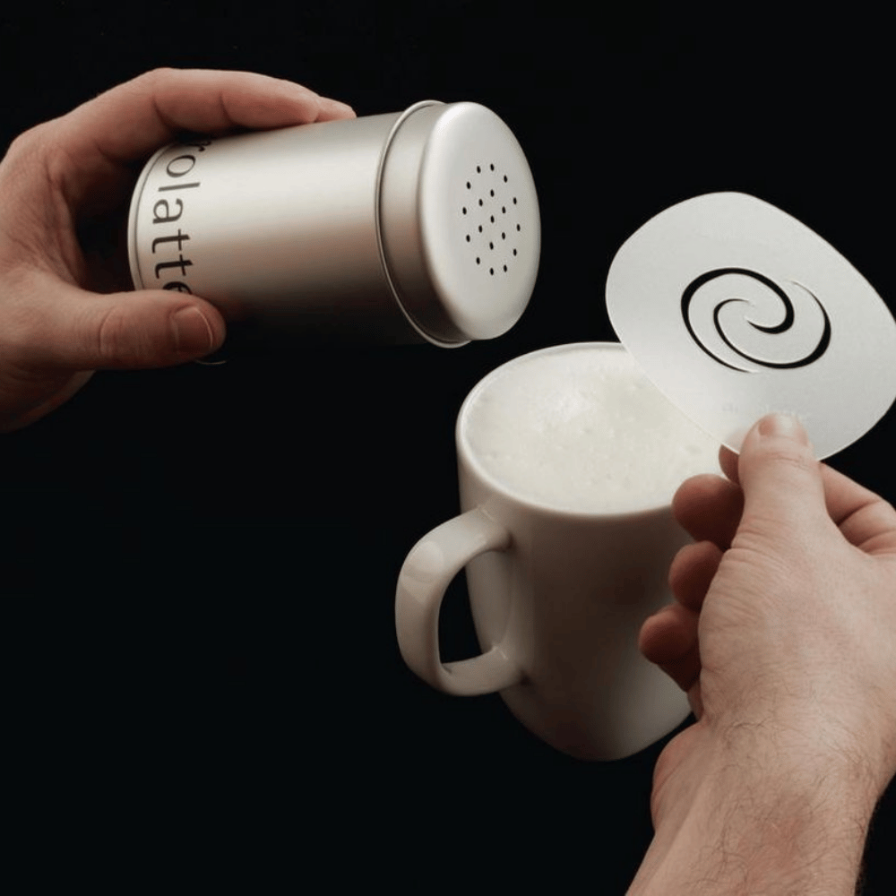 Saupoudreuse a cacao Aerolatte - Accessoire café - en aluminium - 10 cm