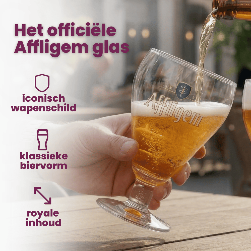 Ensemble de verres a bière Affligem - Verres a bière - 300 ml - 6 pièces