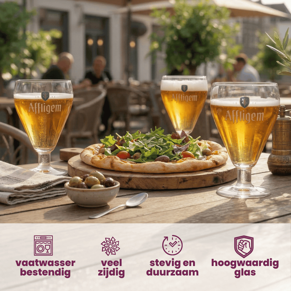 Ensemble de verres a bière Affligem - Verres a bière - 300 ml - 6 pièces