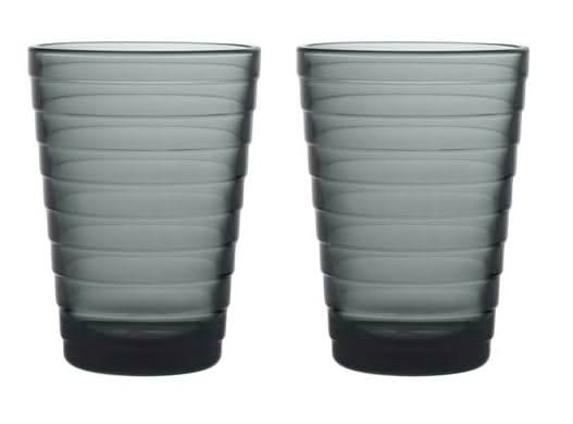 Verre Iittala Aino Aalto Gris foncé 330 ml - Lot de 2