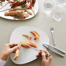 Alessi Fourchette à homard Colombina Fish - FM23/34S4 - 4 pièces - par Doriana & Massimiliano Fuksas