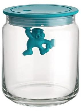 Marmite Gianni Alessi A Little Man Holding On Tight - 700 ml - Bleu