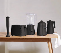 Ensemble mixeur plongeant Alessi Plissé - Noir - Michele de Lucchi - MDL10SB