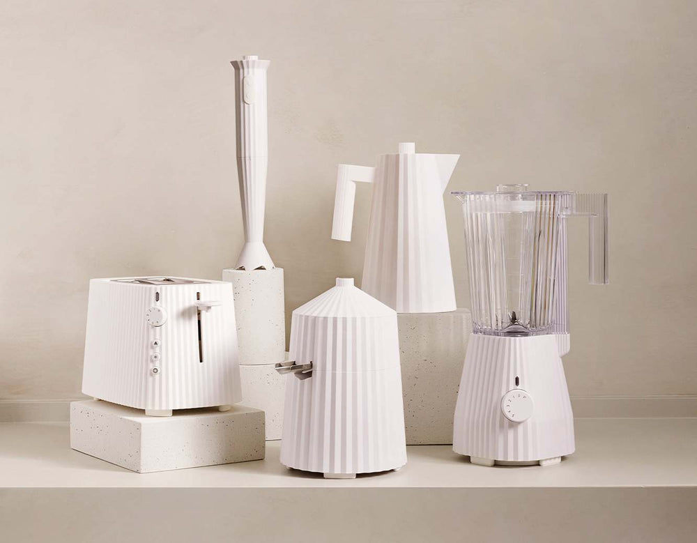 Presse-agrumes Alessi Plissé - électrique - blanc - Michele de Lucchi - MDL07 W