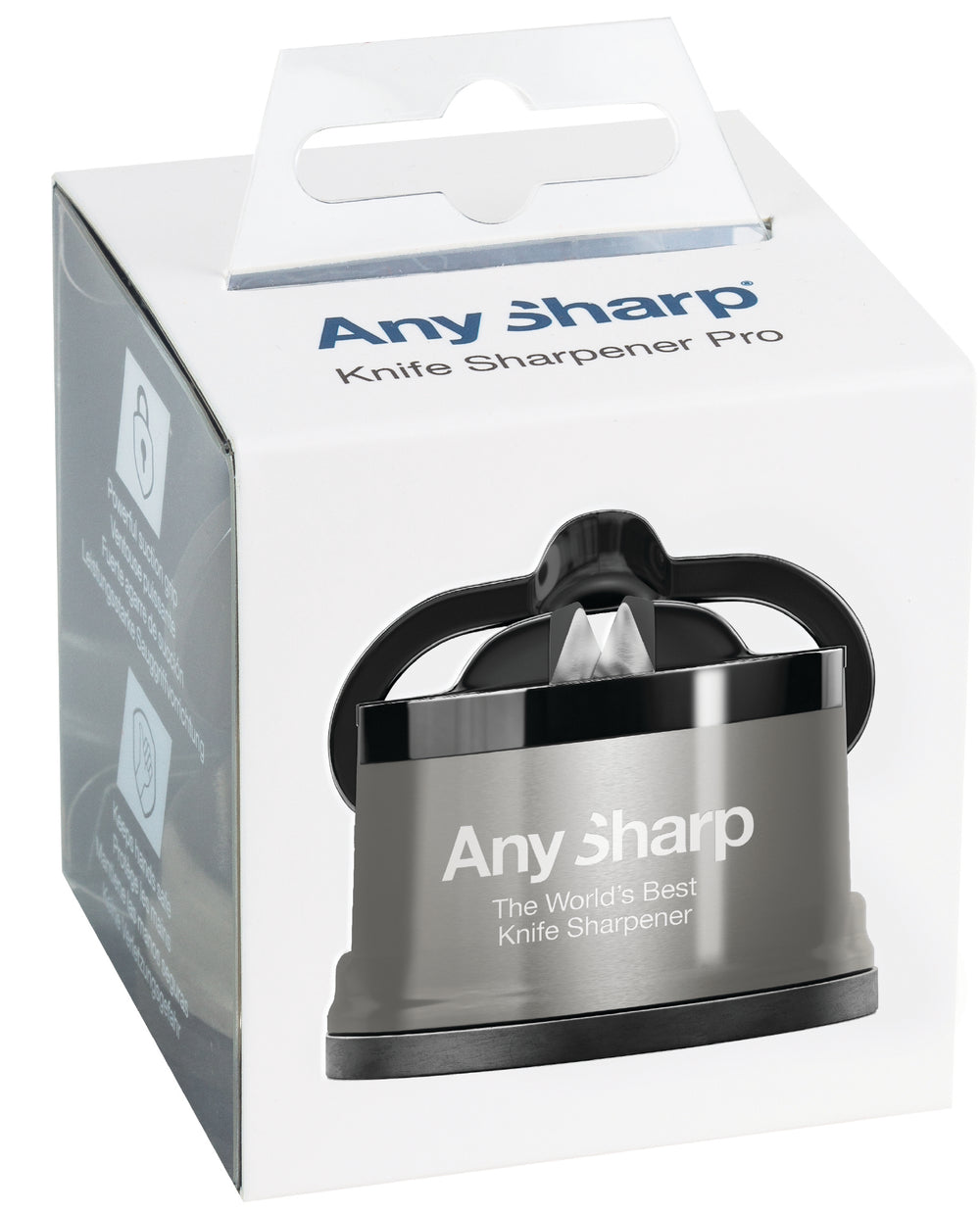 Aiguiseur de couteaux AnySharp - Pro - en métal - 60 x 60 mm