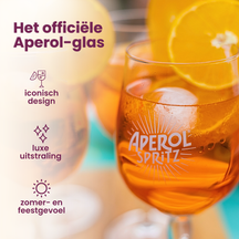 Verres Aperol Spritz - 450 ml - Verre officiel - 6 pièces