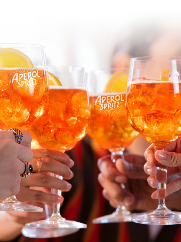 Verres á Aperol Spritz