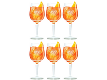 Verres Aperol Spritz - 450 ml - Verre officiel - 6 pièces