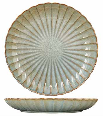 Service de vaisselle Cosy & Trendy Astera Ocean 16 pièces / 4 personnes - 4 assiettes Assiette, 4 assiettes creuses, 4 bols et 4 sachets