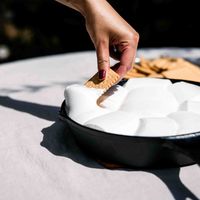 S'mores dans une poêle