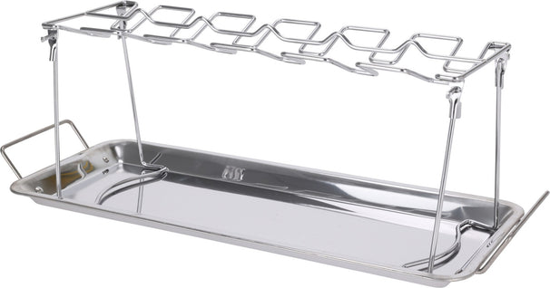 BBQ Kippenvleugelhouder Fire & Flavour - Metaal - Voor 12 Stuks Grillen - Cookinglife