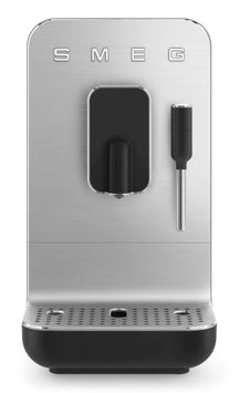 Machine à Café Automatique SMEG avec mousseur à lait - 1350 W - Noir - 1,4 litres - BCC12BLMEU