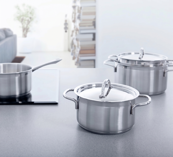 Ensemble de casseroles BK Marmite 4 pièces - en inox - Casseroles ø 16, 18, 20 &16 cm