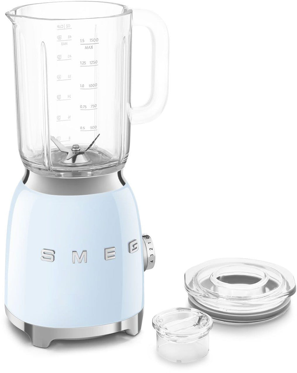 Mixeur SMEG - 800 W - bleu pastel - 1,5 litre - BLF03PBEU