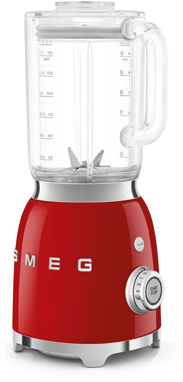 Mixeur SMEG - 800 W - rouge - 1,5 litres - BLF03RDEU