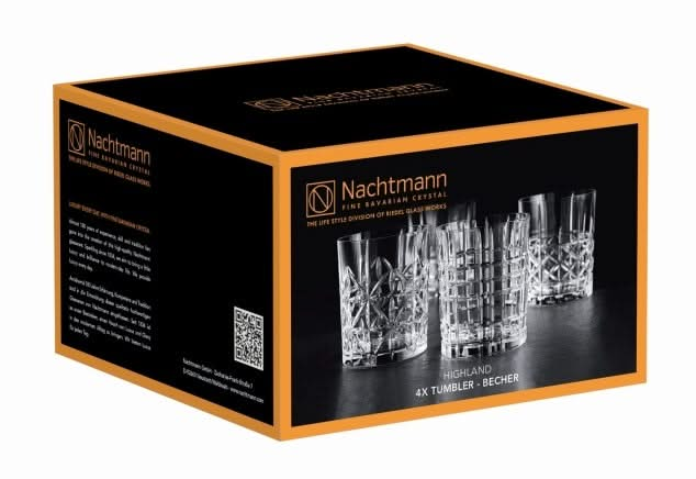 Verres à whisky Nachtmann Highland 345 ml - 4 pièces