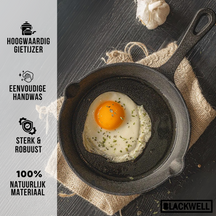 Blackwell poêle fonte / skillet Ø 20 cm – compatible avec toutes les sources de chaleur – sans revêtement antiadhésif 