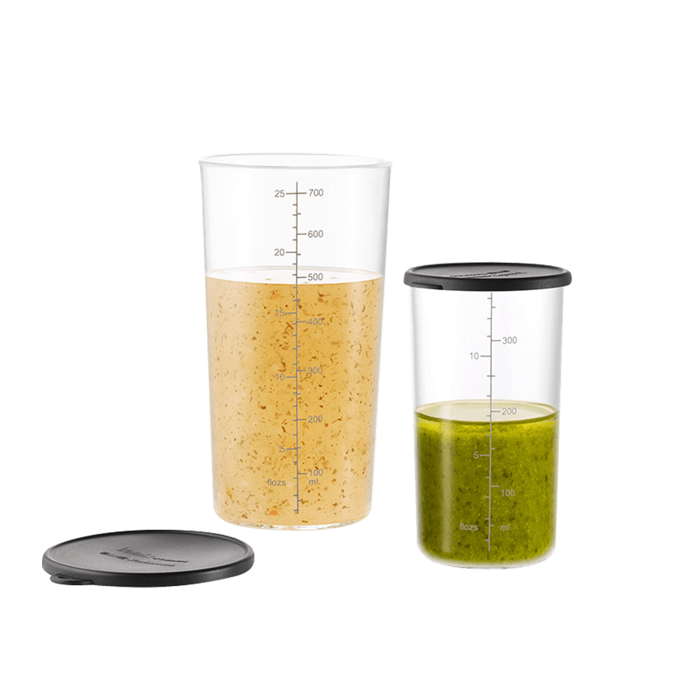 Ensemble de gobelets Bamix avec couvercle 400 ml / 700 ml 