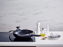 Beka poêle wok avec couvercle en verre Pro Induc Ø 28 cm – revêtement antiadhésif céramique