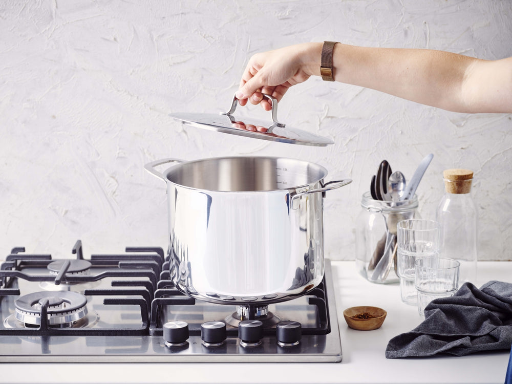 Beka Soeppan Maestro RVS met deksel ø 24 cm / 7.4 liter - geschikt voor alle warmtebronnen