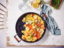 Beka Paella pan met 2 zijgrepen Mandala Gietijzer ø 36 cm - keramische anti-aanbaklaag - geschikt voor alle warmtebronnen