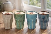 Tasse en faïence 330 ml - Lot de 4 - Cookinglife