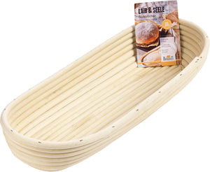 Panier de fermentation Birkmann - Panier a pain - Laib & Seele - 43x15,5x7,5 cm